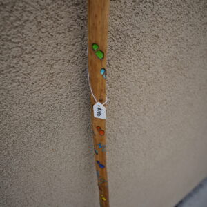 Footprints walking stick by Don Wiley