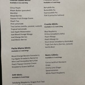 Regular (freebase) Liquid Menu Part 2