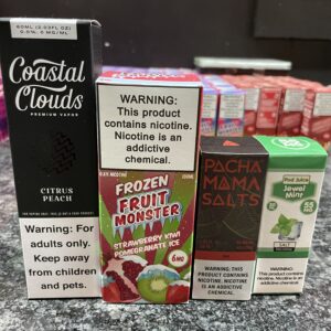 Vape Menu (in store only)