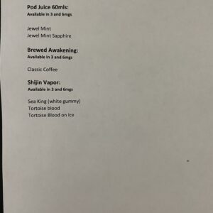 Regular (freebase) Liquid Menu Part 3