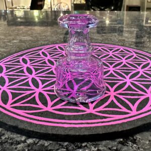 Puffco Peak Dry Top by Evol Glass purple
